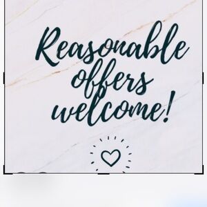 ACCEPTING REASONABLE OFFERS